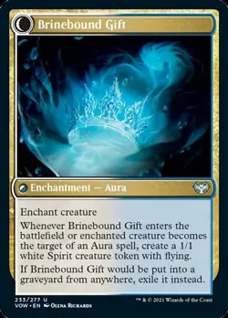 Brine Comber // Brinebound Gift [Innistrad: Crimson Vow] Foil Near Mint - Image 2