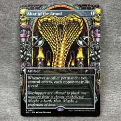 MTG Altar of the Brood Borderless Secret Lair Countdown SLC #1 Non-Foil NM - Image 1