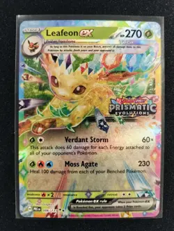 Pokemon Leafeon ex - 006/131 (Prismatic Evolutions Stamp) - MCAP NM - Image 1