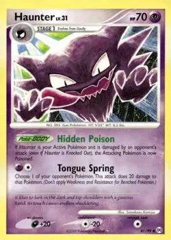 Haunter 41/99 Uncommon Arceus Pokemon Lightly Played - Image 1