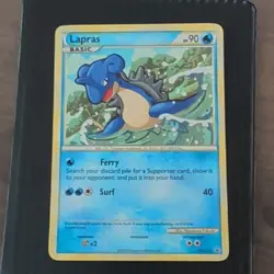 Lapras HGSS14 HeartGold SoulSilver Promo Holo Basic 90 HP ENG 2010 Fukuda LP - Image 1