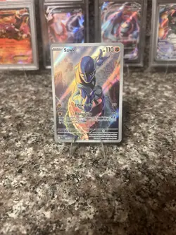Sawk - 130/086 Illustration Rare SV: White Flare Pokemon TCG NM - Image 1