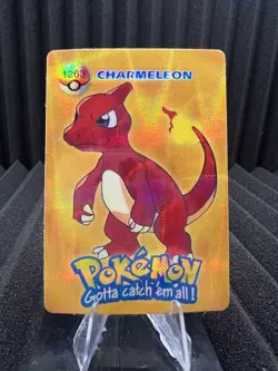 Charmeleon #1263 - Pocket Monsters Vending Holo Prism - Bandai Nintendo 1999 - Image 1