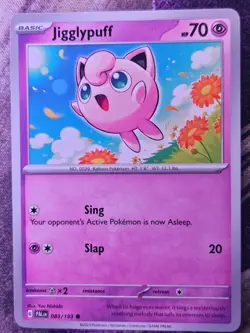 Jigglypuff 083/193 Common Paldea Evolved Pokemon Near Mint - Image 1