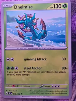 Dhelmise 019/162 Uncommon Temporal Forces Pokemon Near Mint - Image 1