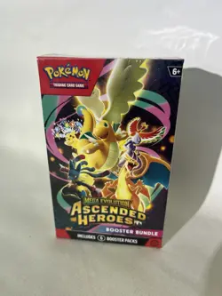 Pokemon TCG Mega Evolution Ascended Heroes Booster Bundle Sealed 6 Packs NEW - Image 1
