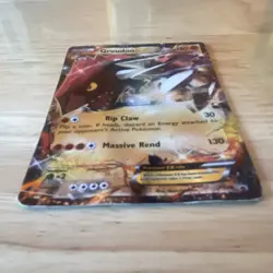 Pokemon TCG Groudon EX XY42 XY Holo English 180 HP - Image 2
