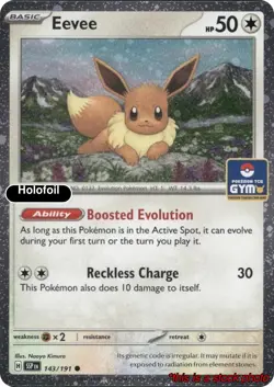 Eevee (Southeast Asia Exclusive) [Pokemon PR - 143/191] Holofoil - Image 1