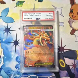 The Pokemon Company Pokemon TCG Mega Charizard Y Ex 022/217 Full Art Holo PSA 10 - Image 1