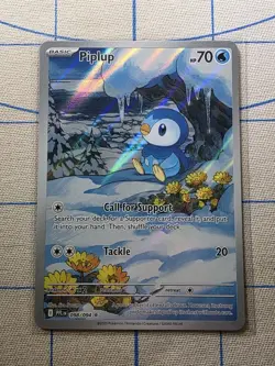 Piplup 098/094 IR Illustration Rare Pokemon TCG Phantasmal Flames English - Image 1