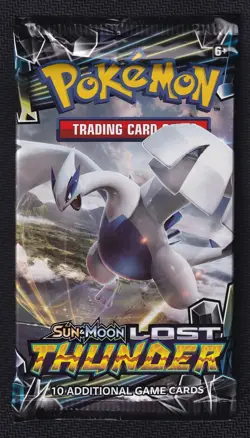 Pokemon Lost Thunder Booster Pack Lugia Pack Art - Image 1