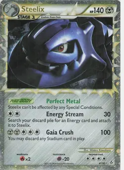 Steelix 87/95 Pokemon Unleashed Ultra Rare Prime Holo - Image 1