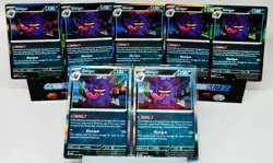 Pokemon Gengar 050/088 Perfect Order Holo Rare Lot x7 - Image 2