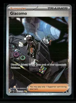 Pokemon 2023 Paldea Evolved Giacomo SAR #267/193 - Image 1
