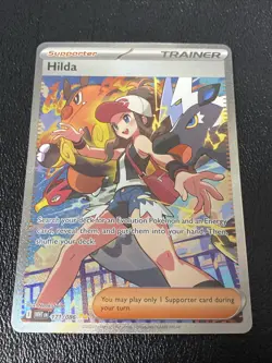 Hilda 171/086 SIR White Flare Pokemon Trainer NM Condition - Image 1