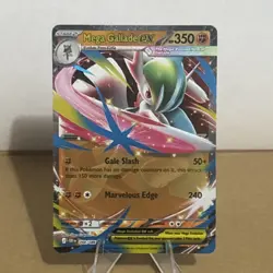 Pokemon TCG Mega Gallade ex 048/086 Chaos Rising Double Rare Near Mint - Image 1