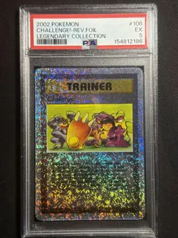 Pokemon Challenge! Legendary Coll. Reverse Holo #106 PSA 5 Excellent - Image 1