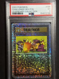 Pokemon Challenge! Legendary Coll. Reverse Holo #106 PSA 5 Excellent - Image 3