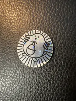 Vintage 1999 Chansey Holo foil Nintendo Pokemon Wizards Coin Rare Wizards ** - Image 2