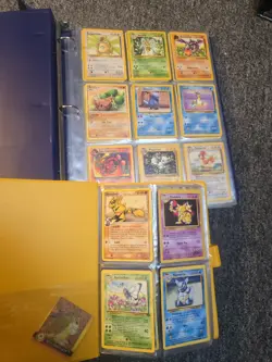 Double Binder Vintage Pokemon Collection With Rares Retro 1998-08 Wotc Clay Rare - Image 1