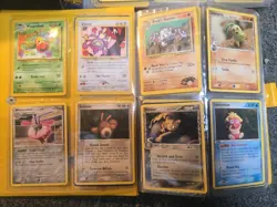 Double Binder Vintage Pokemon Collection With Rares Retro 1998-08 Wotc Clay Rare - Image 4
