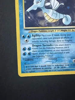 Pokemon TCG Kingdra 8/111 Neo Genesis Holo Rare Unlimited EN 2000 90HP - Image 2