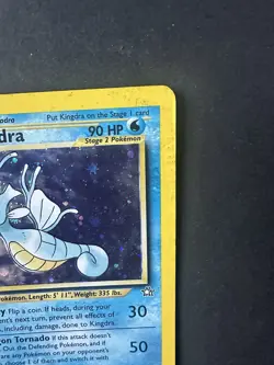 Pokemon TCG Kingdra 8/111 Neo Genesis Holo Rare Unlimited EN 2000 90HP - Image 4