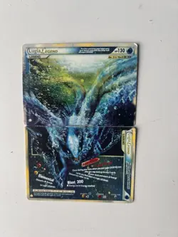 Lugia Legend Set 113 114/123 Pokemon Heart Gold Soul Silver Holo - LP - Image 1