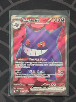 Pokemon Gengar ex 193/162 Temporal Forces Full Art Ultra Rare Holo NM - Image 1