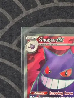 Pokemon Gengar ex 193/162 Temporal Forces Full Art Ultra Rare Holo NM - Image 3