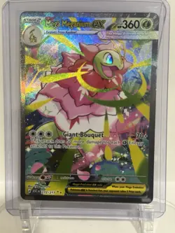 Pokemon TCG Mega Meganium EX Secret Rare Full Art Holo 272/217 360 HP EN - Image 1