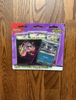 Pokemon TCG: Mega Evolution Ascended Heroes Tech Sticker Collection Gastly - Image 1