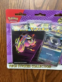 Pokemon TCG: Mega Evolution Ascended Heroes Tech Sticker Collection Gastly - Image 3