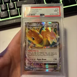 2016 Pokemon XY Dragonite EX Evolutions 72/108 PSA 9 Mint - Image 1