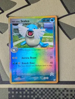 Team Aqua's Sealeo 31/95 Ex Team Magma vs Team Aqua Pokemon Reverse Holo MP - Image 2
