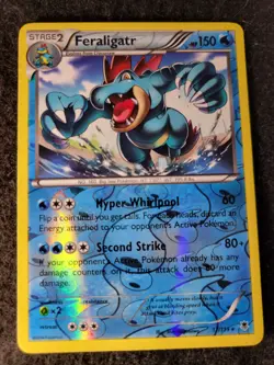Pokemon - XY Phantom Forces - Feraligatr 17/119 Reverse Holo - Image 1