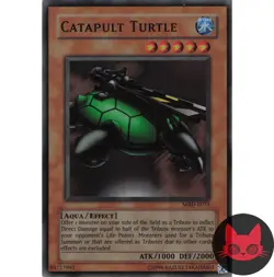Yugioh Catapult Turtle MRD-E075 Super Rare NM - Image 1