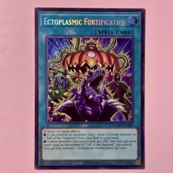 YuGiOh! Extoplasmic Fortification (Secret Rare) MZMU-EN008 1st Edition NM - Image 1