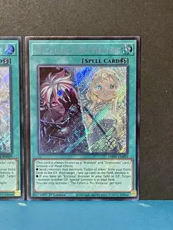 3x The Fallen & The Virtuous | CH01-EN019 | Secret Rare | HOLO BLEED! | YuGiOh! - Image 4