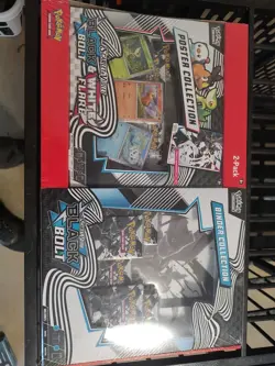 Pokemon Black Bolt and White Flare Binder + Poster Collection Sam's Club Bundles - Image 1