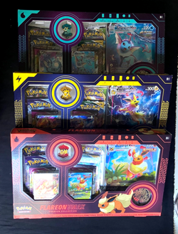 Pokemon Eeveelution Vmax Premium Collection Set of 3 - Vaporeon Jolteon Flareon - Image 1