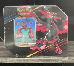 Pokemon TCG: Crown Zenith Tin - Galarian Moltres - Sealed- 5 Booster Packs - Image 2