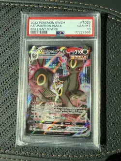 Umbreon VMAX TG23/TG30 Brilliant Stars Full Art Rare PSA 10 Pokemon TCG - Image 1