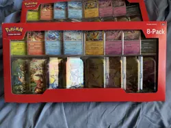 Costco Pokemon Prismatic Evolutions 8 Mini Tins 2 Pack - Image 1