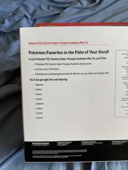 Costco Pokemon Prismatic Evolutions 8 Mini Tins 2 Pack - Image 2