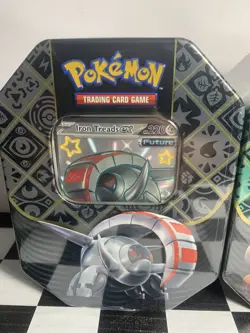 Pokemon TCG Paldean Fates (2 Tins) Tins Great, Tusk Iron Treads NEW Sealed! - Image 2