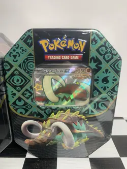 Pokemon TCG Paldean Fates (2 Tins) Tins Great, Tusk Iron Treads NEW Sealed! - Image 3