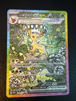 Pokemon TCG Leafeon EX Sir 144/131 Prismatic Evolutions - Image 1