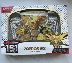 Pokemon 151 Zapdos EX Collection Box Sealed - Image 1