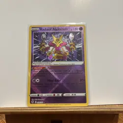 Pokemon TCG Radiant Alakazam Sword & Shield - Silver Tempest 059/195 Holo... - Image 1